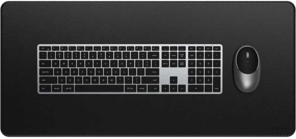 Satechi Premium Desk Mat - Επιφάνεια Γραφείου από Vegan Δέρμα, Μαύρο