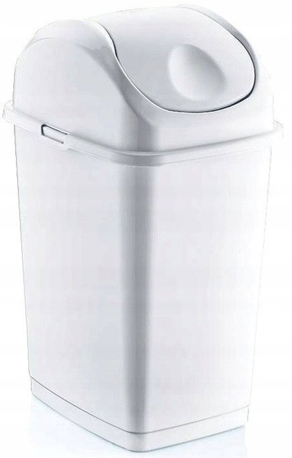 Κάδος SLIM 18 l λευκός 290x235x461 mm