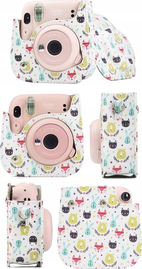 LoveInstant Θήκη για Fujifilm Instax Share SP-3, Προστατευτική Θήκη Μεταφοράς, Λευκό