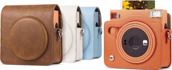 LoveInstant Θήκη Για Fujifilm Instax Square SQ1, Δερμάτινη Προστατευτική Θήκη - Μπλε