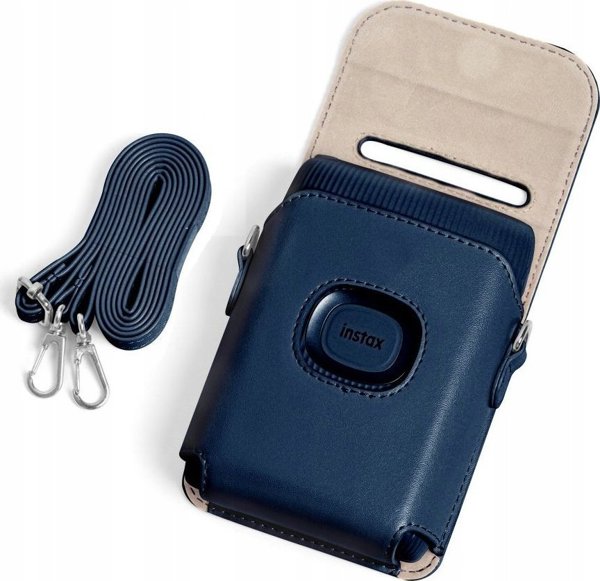 LoveInstant Θήκη για Fujifilm Instax Mini Link 2, Οικολογικό Δέρμα, Μπλε