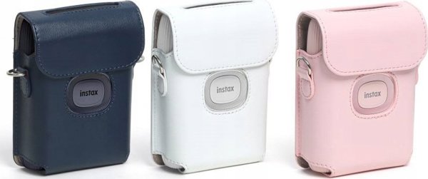 LoveInstant Θήκη για Fujifilm Instax Mini Link 2, Οικολογικό Δέρμα, Μπλε