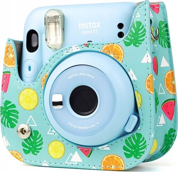 LoveInstant Θήκη Fujifilm Instax Mini 11, Οικολογικό Δέρμα, Καρπούζια