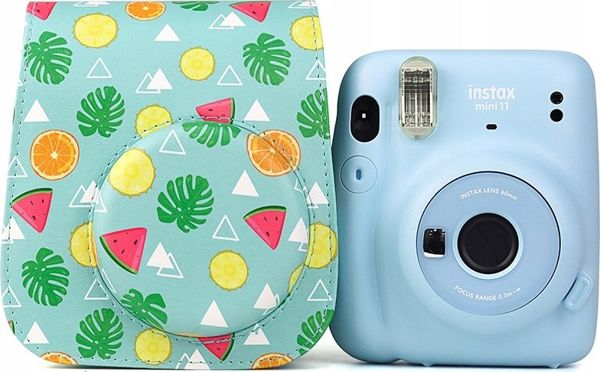 LoveInstant Θήκη Fujifilm Instax Mini 11, Οικολογικό Δέρμα, Καρπούζια