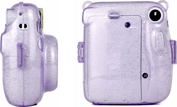 Pokrowiec LoveInstant Θήκη Προστασίας για Fujifilm Instax Mini 11 Μωβ Με Γκλίτερ