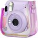 LoveInstant Θήκη Fujifilm Instax Mini 11 Rainbow - Διαφανές Προστατευτικό Κάλυμμα από Οικολογικό Δέρμα