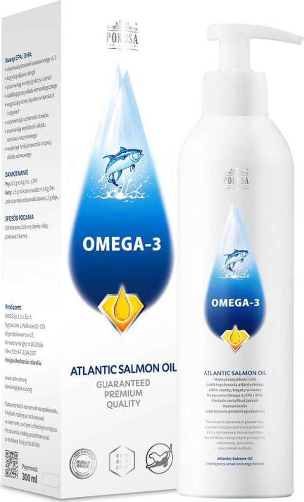 POKUSA Olej z lososia atlantyckiego 300 ml
