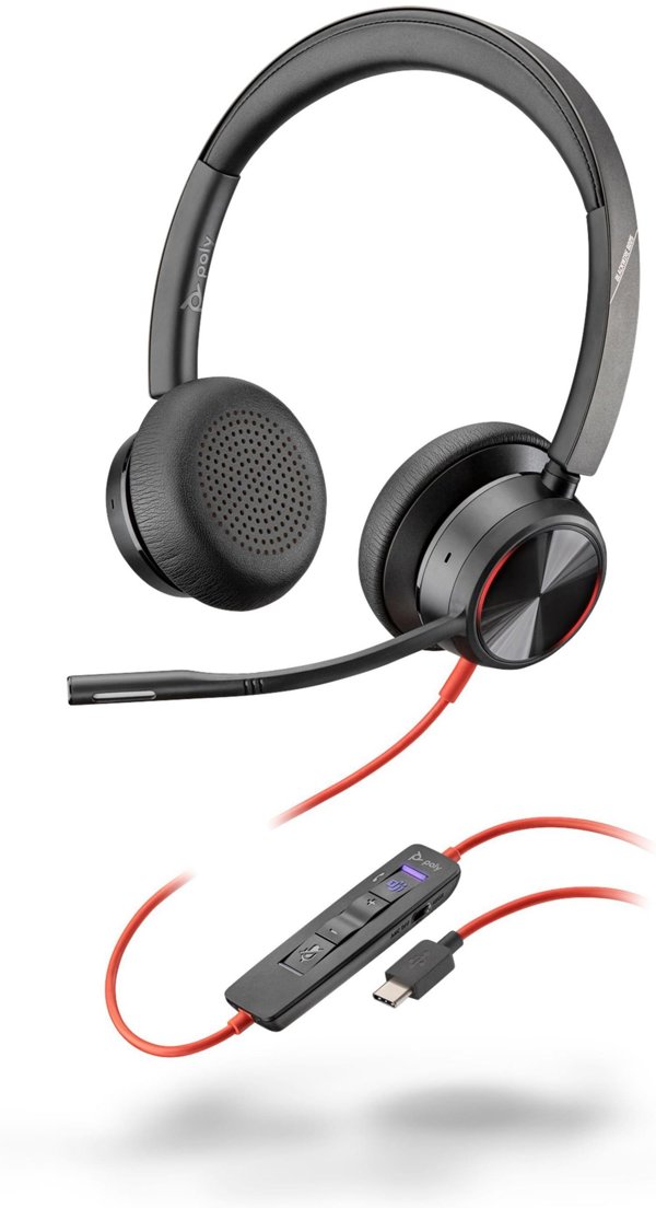 Poly Headset Blackwire C8225-M Stereo USB-C/A Teams (bulk)