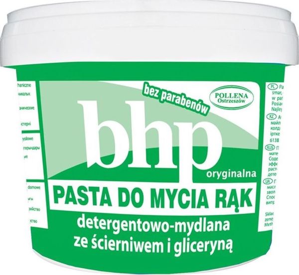 Pollena POLLENA_BHP pasta do mycia rak detergentowo-mydlana ze scierniwem i gliceryna 500g
