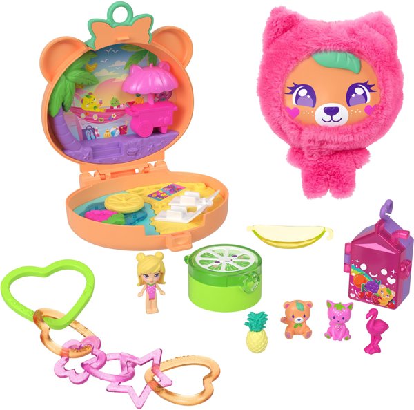 POLLY POCKET PLUSH BUDDIES pramogų rinkinys (JKC79)
