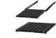 Συρόμενο ράφι για ντουλάπι RACK 19 1U 450mm με χειρολαβή, μαύρο
