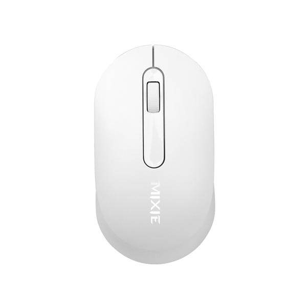 Ποντίκι Mixie R518, ασύρματο, USB, 3D, Λευκο - 757