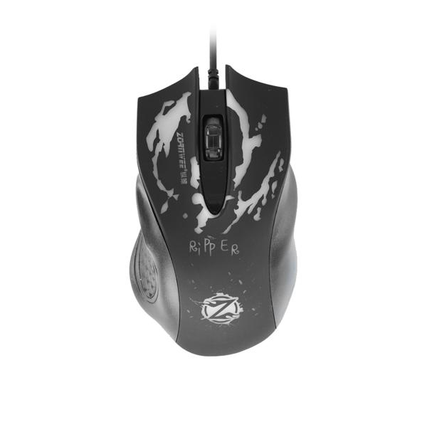 Ποντίκι Gaming ZornWee Ripper, Optical, Μάυρο - 963
