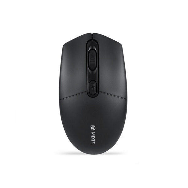Ποντίκι Mixie R520S, ασύρματο, Silent, USB, 4D, Μαυρο - 720
