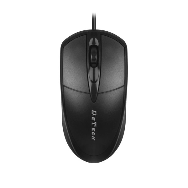 Ποντίκι DeTech D2, Optical, Μαύρο - 733