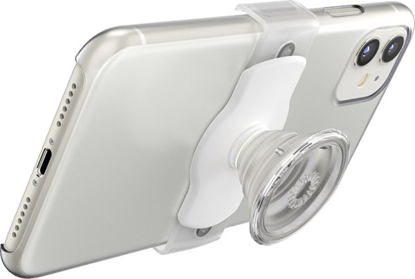 PopSockets Λαβή Κινητού PopGrip Slide Stretch 805497 Λευκή