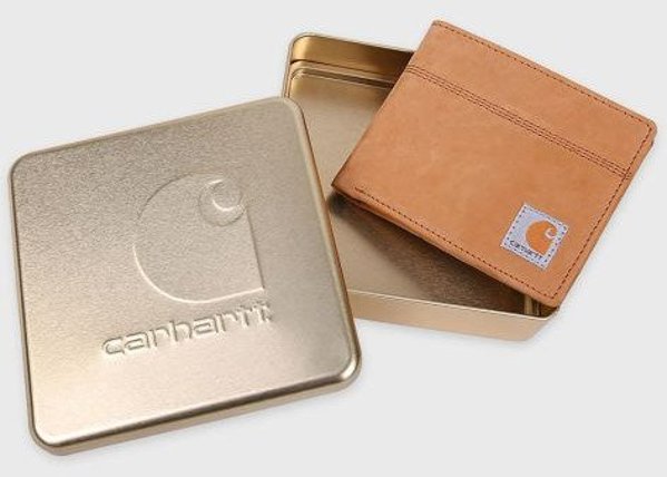 Portfel Carhartt Saddle Leather Bifold CARHARTT BROWN