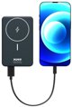 Power Bank Port Designs 907005 Λιθίου Πολυμερούς 10000 mAh Ασύρματη Φόρτιση Μαύρος