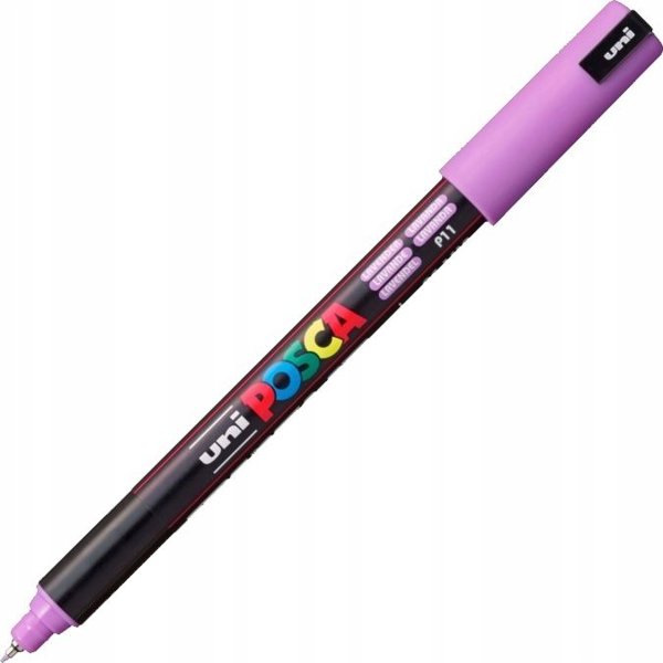 Uni-Ball Μαρκαδόρος Posca PC-1MR, Λεπτή Άκρη, Μωβ, 1 Τεμάχιο