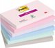 Post-it 3M Αυτοκόλλητες Σημειώσεις Super Sticky, Συλλογή Soulful, 76x127mm, 6x90 Φύλλα