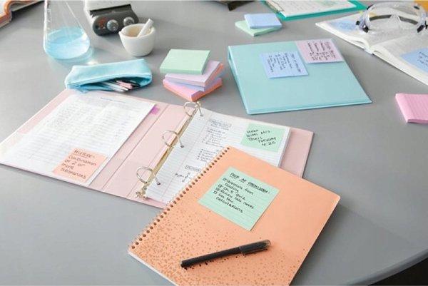 Post-it 3M Αυτοκόλλητες Σημειώσεις Super Sticky, Συλλογή Soulful, 76x127mm, 6x90 Φύλλα