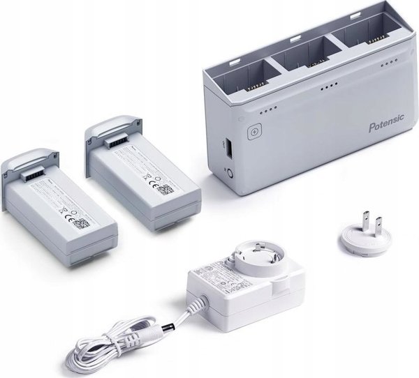 Potensic Atom Hub Zestaw Stacja do ladowania + 2 akumulatory + ladowarka