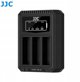 JJC Τριπλός Φορτιστής USB για 3 Μπαταρίες DB-120 για Ricoh GR III / GR IIIx / GR IV