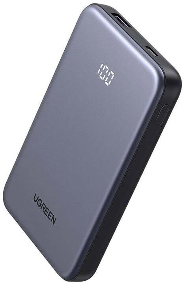 Powerbank 10000mAh UGREEN PB507 20W PD USB + USB-C (szary)