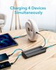 Veger Power Bank C10 10.000mAh με Ενσωματωμένα Καλώδια (Micro, Type-C, Lightning) - Μαύρο