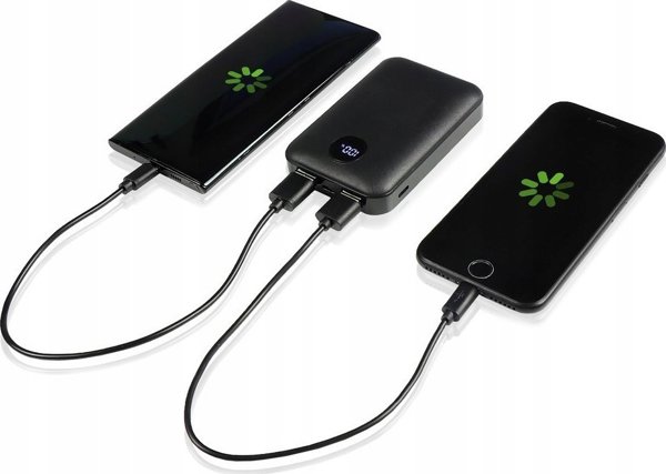 Inne Φορητός Φορτιστής Power Bank 10000 mAh, Μαύρο V0133-03