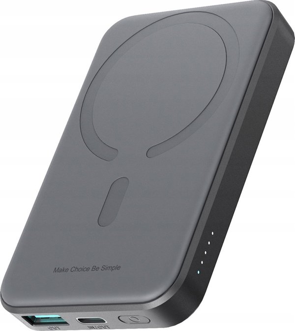 Φορητός φορτιστής JOYROOM JR-W020 Mini Magnetic MagSafe Ασύρματος 10000mAh Μαύρο