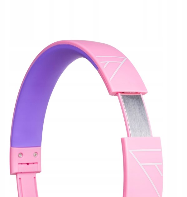 PowerLocus Wired Headphones PLED Wired Kids Pink