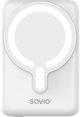 Savio Magnetic Power Bank 10000mAh 20W White - BA-13