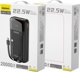 Dudao K15Pro Power Bank 20000mAh 22.5W PD με Ενσωματωμένα Καλώδια Lightning & USB-C - Μαύρο