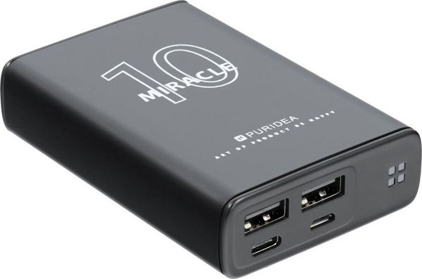 Powerbank Puridea S15 10000 mAh Μαύρο