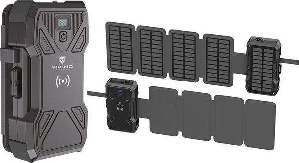 Ηλιακός εξωτερικός φορτιστής Viking TYR III 30000 mAh, ασύρματη φόρτιση