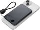 Troika Powerbank POP50 5000 mAh με Ασύρματη Φόρτιση, Γκρι/Μαύρο