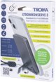 Troika Powerbank POP50 5000 mAh με Ασύρματη Φόρτιση, Γκρι/Μαύρο