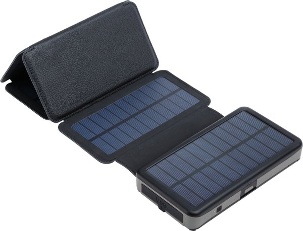 Sandberg Solar Powerbank 20000mAh με 6 Ηλιακά Πάνελ, Φορητός Φορτιστής, Μαύρο