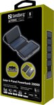 Sandberg Solar Powerbank 20000mAh με 6 Ηλιακά Πάνελ, Φορητός Φορτιστής, Μαύρο
