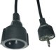 MicroConnect Καλώδιο Επέκτασης Ρεύματος EU, 1.8m, Μαύρο