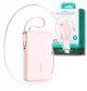 Powerbank Joyroom JR-PR2L 10000mAh 35W με ενσωματωμένο καλώδιο USB-C και Lightning ροζ