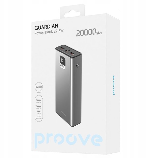 Powerbank Proove Guardian 22.5W 20000mAh