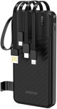 Powerbank Dudao K13 10000mAh με ενσωματωμένο καλώδιο - μαύρο