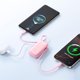 Powerbank Joyroom JR-PR2L 10000mAh 35W με ενσωματωμένα καλώδια USB-C - ροζ