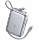 Powerbank Awei C03 20000mAh 45W          USB-A/USB-C + kable Lightning/USB-C srebrny