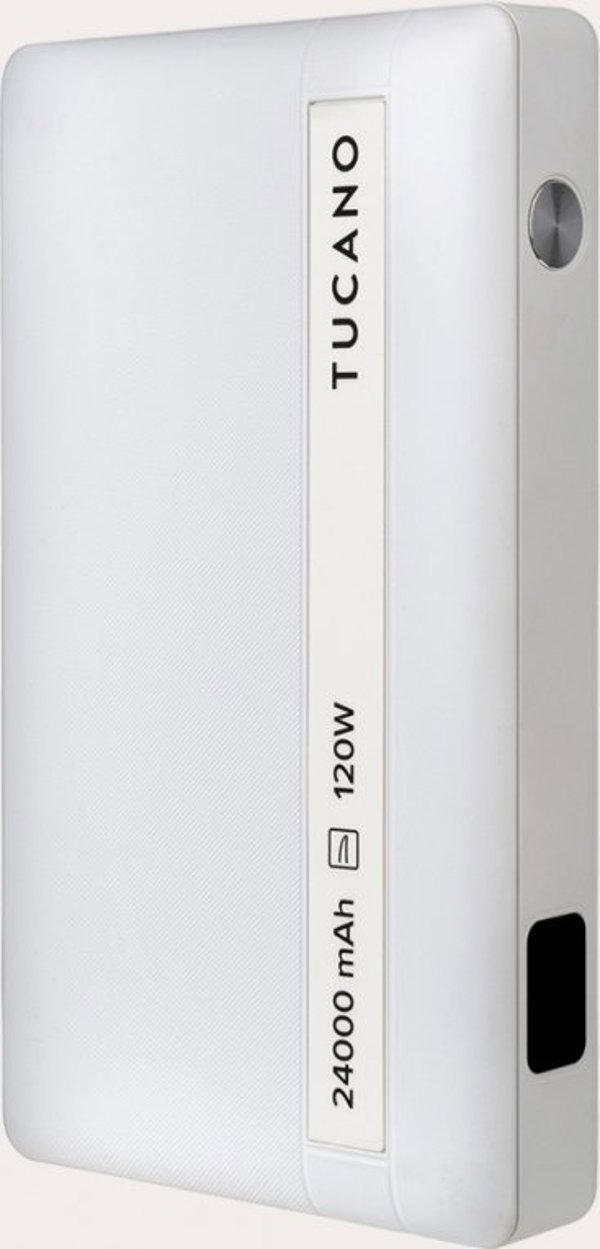Tucano Φορτιστής Powerbank για Laptop, 20000mAh, Universal Φορητή Μπαταρία, Μαύρο