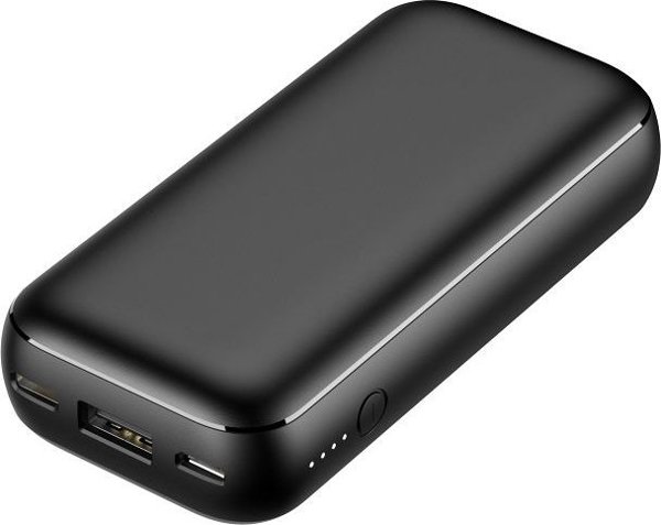 Veger S10 Power Bank 10000mAh, PD 20W & QC 18W, Γρήγορη Φόρτιση 3 Συσκευών, Μαύρο