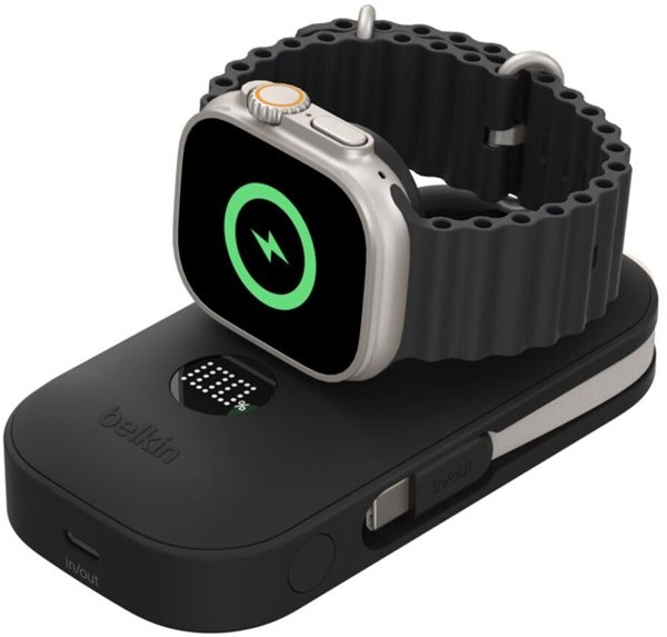 Belkin BPD012HQBK Powerbank 10000 mAh με Ασύρματη Φόρτιση, Μαύρο