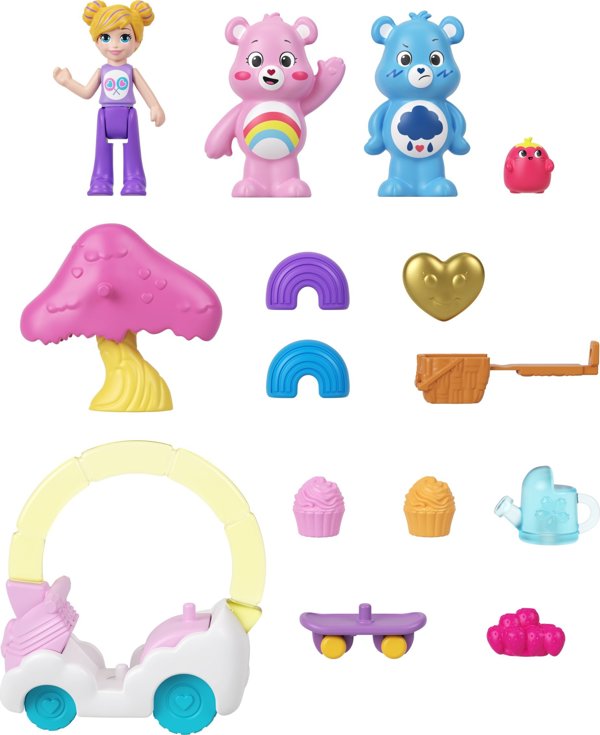 Mattel Polly Pocket Σετ Παιχνιδιού Compact Με Κούκλες JCC14 WB4